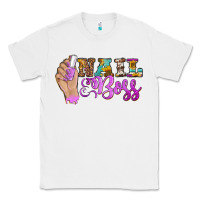 White nail boss Classic Tee - BarkalooDesign