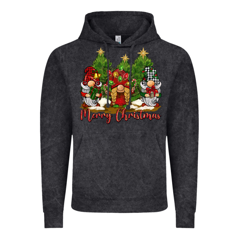 Merry Christmas Gnomies Vintage Hoodie by BarkalooDesign | Teevron