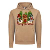 Vintage Coffee merry christmas gnomies Vintage Hoodie - BarkalooDesign