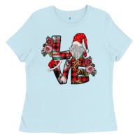 Baby Blue Love Gnome Ladies Tee - SublimationCraftShop