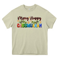 Mossy merry happy chrismukkah with olive branch Heavy Core Tee - FaDigitalArtStudio