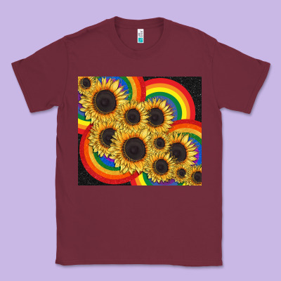 Pride Sunflower Tumbler Classic Tee Designed By Fadigitalartstudio