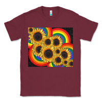 Burgundy Pride sunflower tumbler Classic Tee - FaDigitalArtStudio