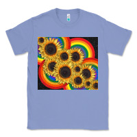 Colony Blue Pride sunflower tumbler Classic Tee - FaDigitalArtStudio