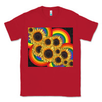 Red Pride sunflower tumbler Classic Tee - FaDigitalArtStudio