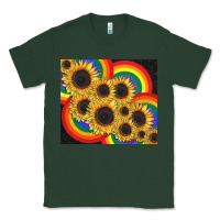 Sports Green Pride sunflower tumbler Classic Tee - FaDigitalArtStudio