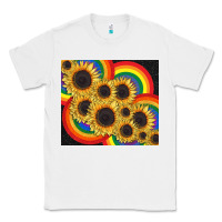 White Pride sunflower tumbler Classic Tee - FaDigitalArtStudio
