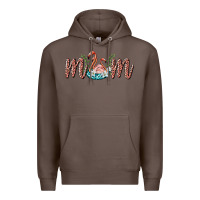 Coffee mom flamingo Premium Hoodie - BarkalooDesign