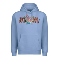 Colony Blue mom flamingo Premium Hoodie - BarkalooDesign