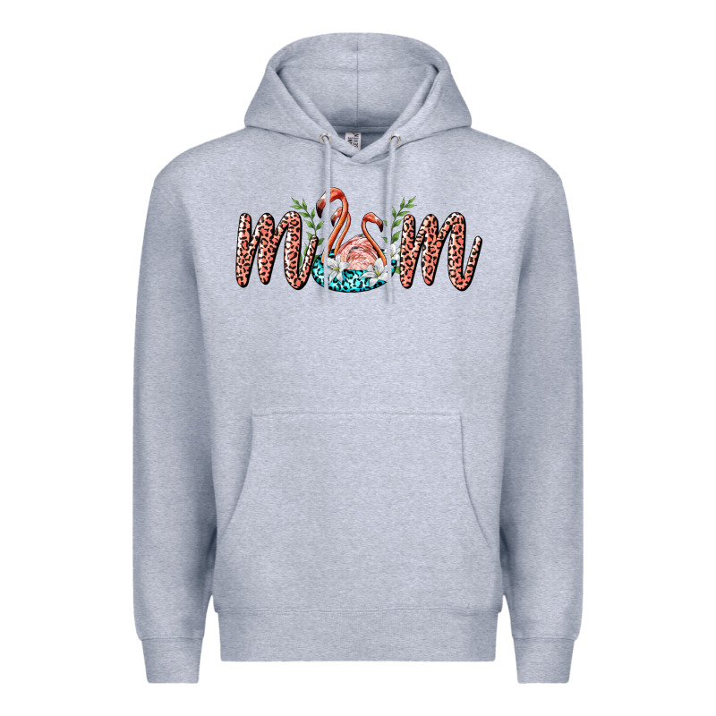 Mom Flamingo Premium Hoodie by BarkalooDesign | Teevron