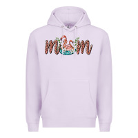 Lilac mom flamingo Premium Hoodie - BarkalooDesign