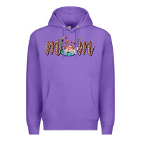 Purple mom flamingo Premium Hoodie - BarkalooDesign