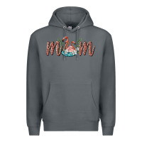 Rock mom flamingo Premium Hoodie - BarkalooDesign