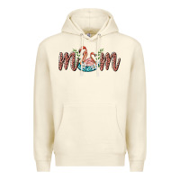 Sandshell mom flamingo Premium Hoodie - BarkalooDesign