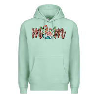 Seafoam mom flamingo Premium Hoodie - BarkalooDesign