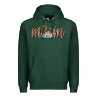 Sports Green mom flamingo Premium Hoodie - BarkalooDesign