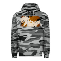 Slate Camo Cowhide Black and Light Brown Brushstroke Premium Hoodie - Jasminsmagicworld