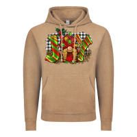 Vintage Coffee christmas joy gnome Vintage Hoodie - BarkalooDesign