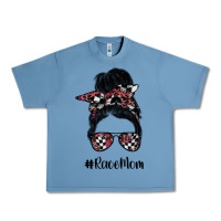 Pebble Blue race mom Urban Heavy Tee - SublimationCraftShop