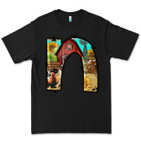 Black farm life alphabet lowercase letters n Premium Tee - BundleAndBundleShop