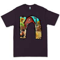 Plum farm life alphabet lowercase letters n Premium Tee - BundleAndBundleShop