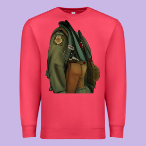English Pointer Airforce Premium Sweatshirt Designed By Ranaportraitstore