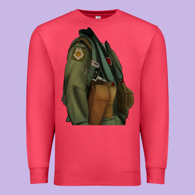 English Pointer Airforce Premium Sweatshirt Designed By Ranaportraitstore
