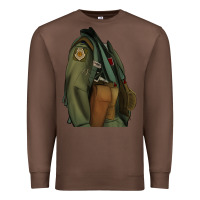 Chestnut english pointer airforce Premium Sweatshirt - RanaPortraitStore