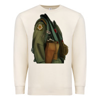 Sandshell english pointer airforce Premium Sweatshirt - RanaPortraitStore