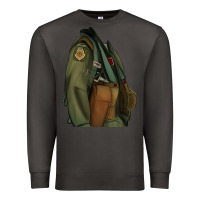 Smoke english pointer airforce Premium Sweatshirt - RanaPortraitStore