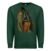 Sports Green english pointer airforce Premium Sweatshirt - RanaPortraitStore