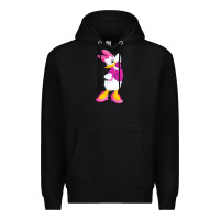 Black daisy duck Premium Hoodie - baoMotion