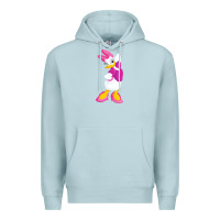 Blue Mist daisy duck Premium Hoodie - baoMotion