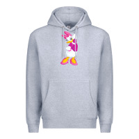 Heather Grey daisy duck Premium Hoodie - baoMotion