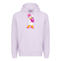 Lilac daisy duck Premium Hoodie - baoMotion