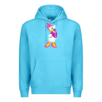 Ocean Blue daisy duck Premium Hoodie - baoMotion