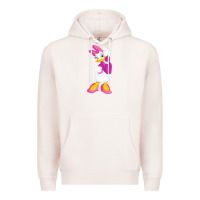 Pale Pink daisy duck Premium Hoodie - baoMotion