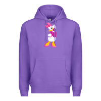 Purple daisy duck Premium Hoodie - baoMotion