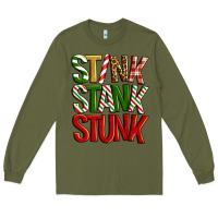 Army Green Stink stank stunk Long Sleeve Tee - Artiststas