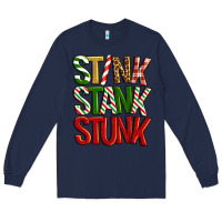 Navy Stink stank stunk Long Sleeve Tee - Artiststas