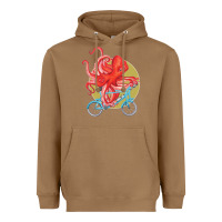 Toasted Coconut Cycling octopus Heavyweight Hoodie - Bettercallsaul