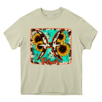 Mossy pisces turquoise cowhide Heavy Core Tee - RanaPortraitStore