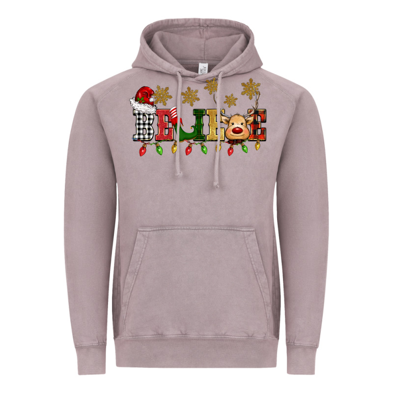 Christmas Believe Vintage Hoodie by BarkalooDesign | Teevron