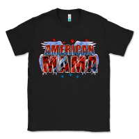 Black American Mama Mother's Day Classic Tee - FaDigitalArtStudio