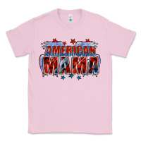 Bubblegum Pink American Mama Mother's Day Classic Tee - FaDigitalArtStudio