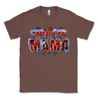 Chestnut American Mama Mother's Day Classic Tee - FaDigitalArtStudio