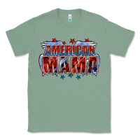Sage American Mama Mother's Day Classic Tee - FaDigitalArtStudio