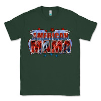 Sports Green American Mama Mother's Day Classic Tee - FaDigitalArtStudio