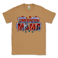 Toasted Coconut American Mama Mother's Day Classic Tee - FaDigitalArtStudio