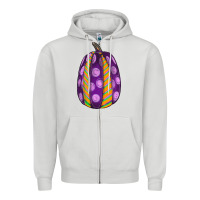 Dove Grey watercolor halloween pumpkin Zipper Hoodie - RanaPortraitStore